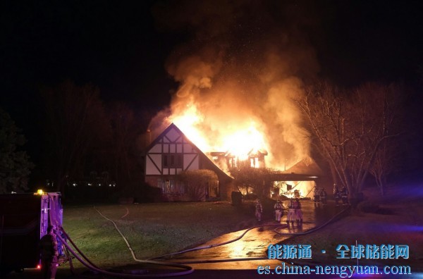研究显示家用电池储能系统与其他电器的起火概率相同